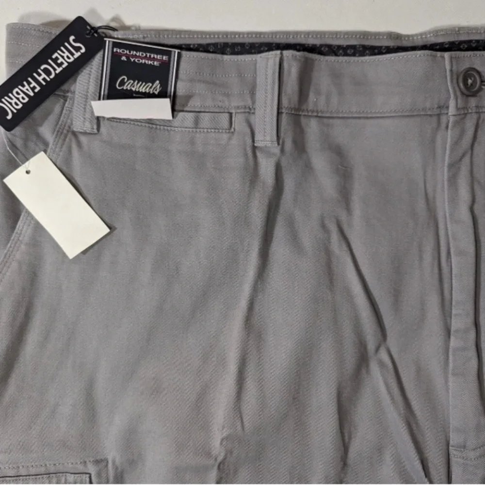 NEW Big Mens Size 50 Roundtree & Yorke Cargo Shorts Cotton (9